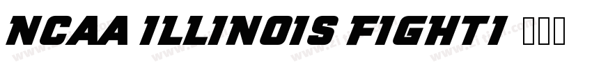 NCAA Illinois Fighti字体转换 NCAA Illinois Fighti字体转换
